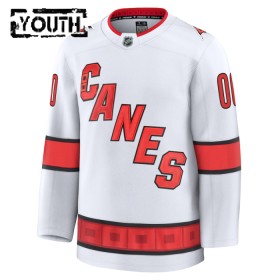 Carolina Hurricanes Hockeydrakt Custom Fanatics Premium 2024-25 Hvit Borte - Barn